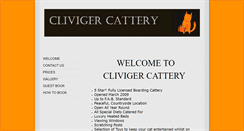 Desktop Screenshot of clivigercattery.com