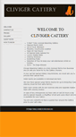 Mobile Screenshot of clivigercattery.com
